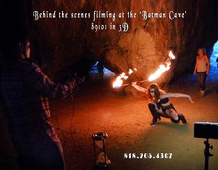Los Angeles Event Staffing Fire Dancer Promo Model